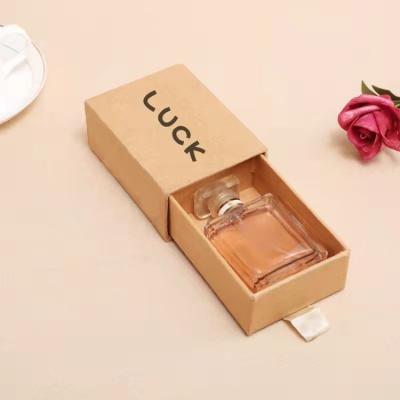 China 100ml Bottle Woman Perfume Gift Boxes Recycled Kraft Box Packaging for sale