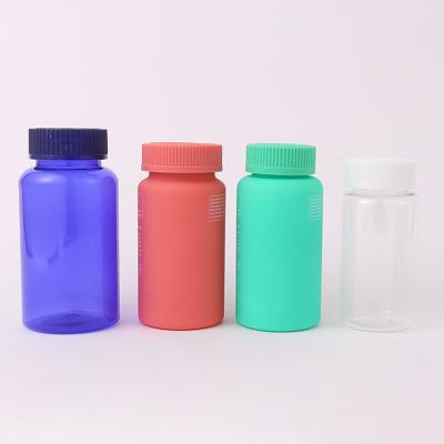 China PET Soft Touch Matte Plastic Medicine Bottles 175cc Medicine Bottle Recycled for sale
