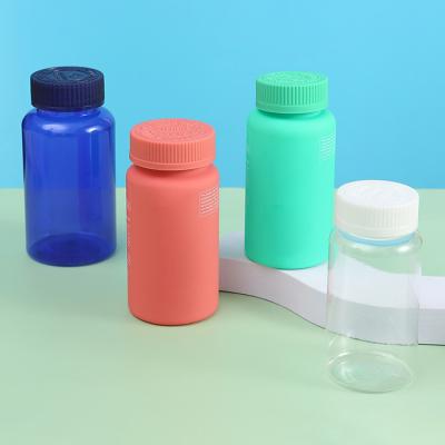 China Vitamin Pill Capsule Nutrition Products Plastic Empty Bottle With Flip for sale
