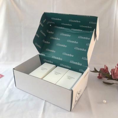 China Custom Logo Printed Cosmetic Bottle Box Elegant Perfume Paper Gift Box for sale