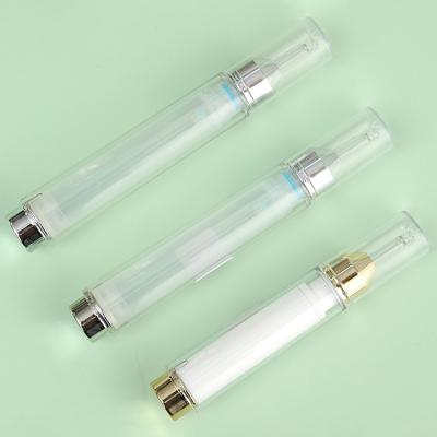 China Distribuidor cosmético mal ventilado vazio mal ventilado da bomba do soro da garrafa 10ml 15ml da seringa plástica à venda