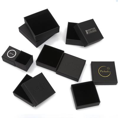China Sliding Ring Earring Jewelry Packaging Boxes Bracelet Pendant Necklace Drawer for sale