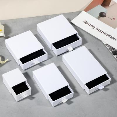 China Pendant Drawer Jewelry Packaging Box Necklace Ring Earrings Bracelet 2mm ISO9001 for sale