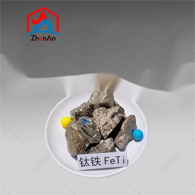 China FeTi lump Ferro Titanium metal lump price Ferrotitanium for sale