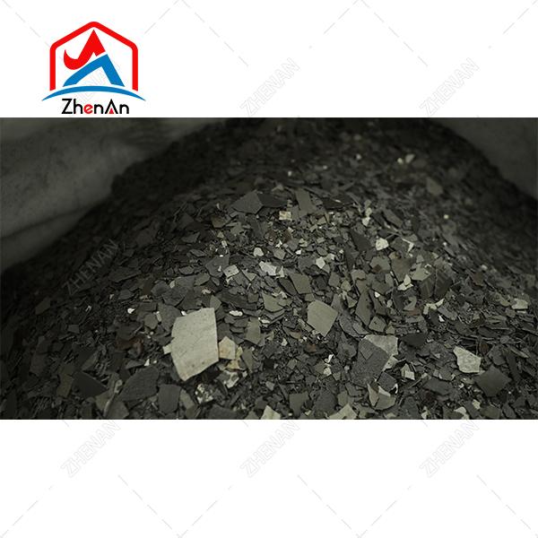 High purity manganese flakes sample