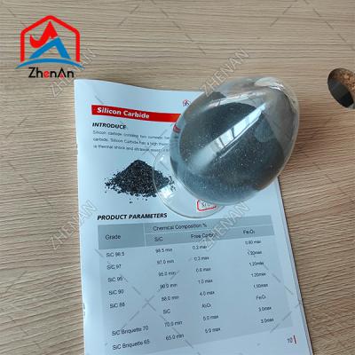 China Grinding Non-Ferrous Materials Pure Black Silicon Carbide Sic-88 Powder for sale