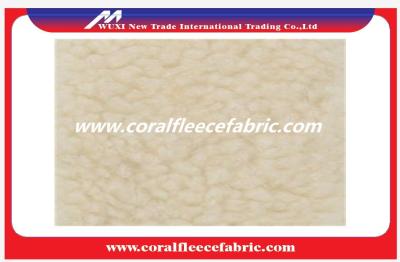 Chine Le tricotage acrylique de polyester agnelle le tissu de laine/le matériel laine d'agneaux pour la veste ou le costume à vendre