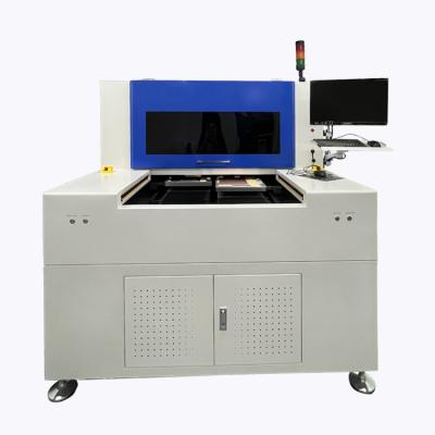 China Double Table CO2 Laser Cutting Machine Plate Metal Nonmetal FPC Splitting Te koop