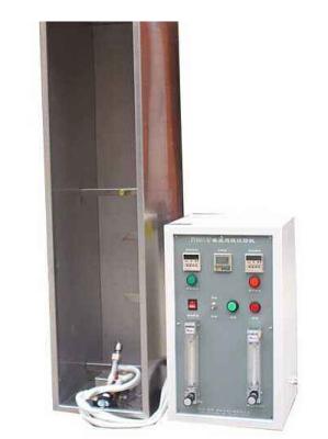 China IEC 60332-1 Rubber Single Cable Vertical Burning Material Testing Machine for sale