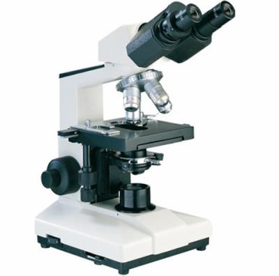 China Do laboratório composto binocular eletrônico infravermelho médico do termômetro de quatro furos microscópio ótico biológico à venda