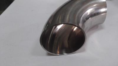 China 201 Stainless Steel Pipe Astm Round Tube  Elbow 90 Degree BA Bright for sale