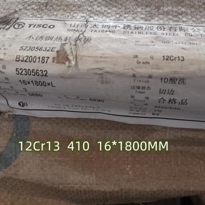 Cina Piatto laminato a caldo 410 di acciaio inossidabile del piatto SS410 12Cr13 Inox SUS410 di acciaio inossidabile in vendita