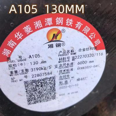 China A105 Forged Solid Steel Round Bar OD 130MM ASME A105 Boiler en venta