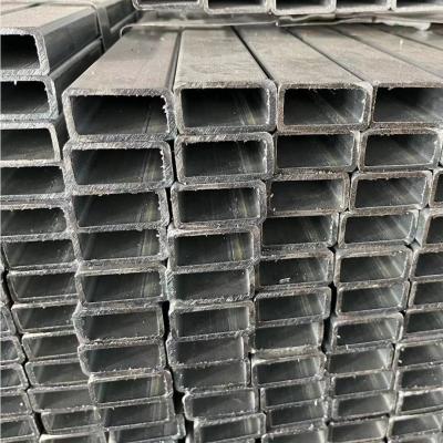 China Carbon Steel Welded Rectangular Pipe ASTM A500 50*50*3mm Black ERW Square Tube for sale
