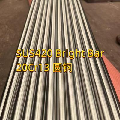 China SUS420 Stainless Steel Bar Round Rod 1.4037 X65Cr13 AISI 420 11.6 H11 Length 3m for sale