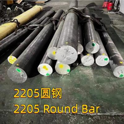 China ASTM Duplex Steel Round Bar Forged Black Rod S31803 S32205 1.4462 OD 80mm for sale