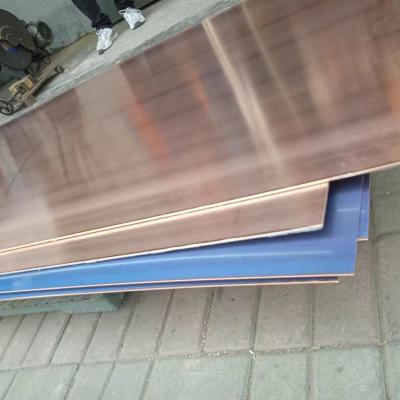 China C10100 Red Copper Plate Sheet 3mm*1000*2000mm Pure For Electrical Cables for sale