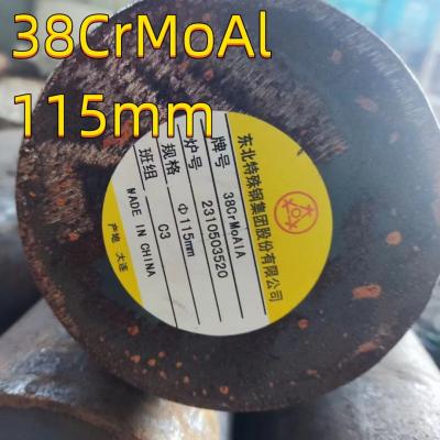 China 38CrMoAl Steel Round Bar 41CrAlMo7 34CrAlMo5 Alloy Structural Steel Rod Heat Treatment for sale