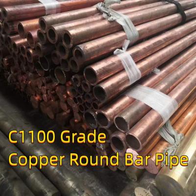 China C1100 Grade Copper Round Bar 120mm Length 1850mm Copper Purity  99.99% for sale