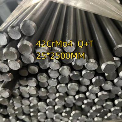 China 42CrMo4 Q+T Φ25x2500mm Cold Drawn Alloy Steel Bar 42CrMo4 Normalized Quenched for sale