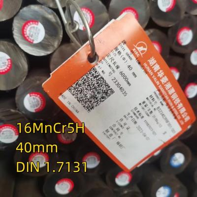 China Aço de rolamento Dureza Q+T 16MnCr5 Barra redonda de aço EN10084 DIN 1.7131 OD 20 - 500mm à venda