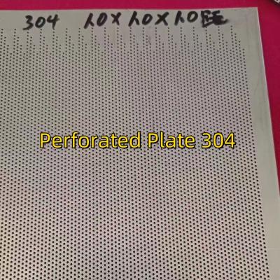 China Perforated Sheet Stainless Steel 304 0.5MM THK X HOLE Ø0.5MM X PITCH 1MM X W1000MM X2000MM for sale