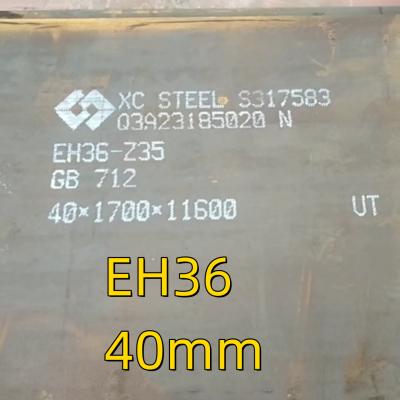 China EH36 Plaat (Rectangular Plate) Hoger trekvermogen Shipbuilding Steel Plates LR ABS 30mm 70mm Circular Plate Te koop