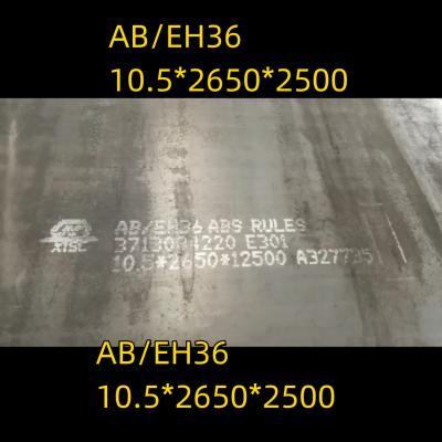 China Las placas de acero de construcción naval de alta tracción de grado LR EH36 Y ABS de grado EH36 10 mm en venta