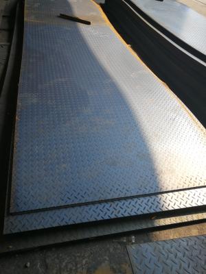 China Tear Drop Chequered MS Carbon Steel Plate A36 Q235 3mm Thickness for sale