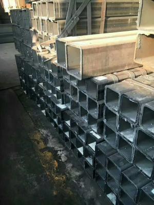 China Rectangular / Square Steel Pipe Hollow Section Galvanzied / Black Annealing Steel Tube for sale