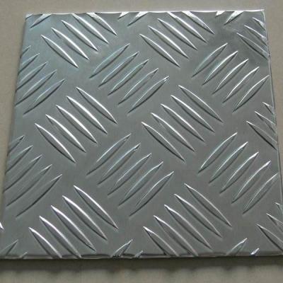 China Tread Aluminum Sheet 5 Small Bar 1050 H244 Paper Interleave Aluminum Checkered Plate for sale