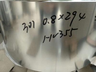 China SUS301-CSP EH JIS G 4313 Cold Rolled Stainless Steel Strip Deburred Edges Bright Finish for sale
