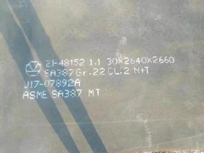 China CS SA387 Gr.11  CL .2 LTV N+T ASME SA387 Boiler Plate Hot Rolled ASTM A387 for sale