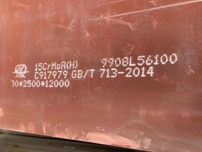 China Pressure Vessel And Boiler 1.2mm Hot Rolled Alloy Steel Plate 15CrMoR(HIC) 15CrMoR N+T 15CrMoR for sale