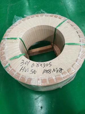 China SUS 301 Stainless Steel Strip Coil for Springs 1/2 Hard 3/4H Full Hard for sale