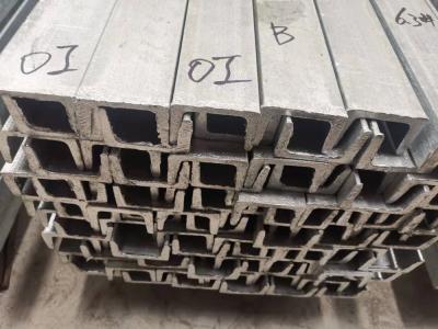 China material de construcción galvanizado caliente de acero estructural estándar de la barra del canal U de 1.5m m Astm A36 en venta