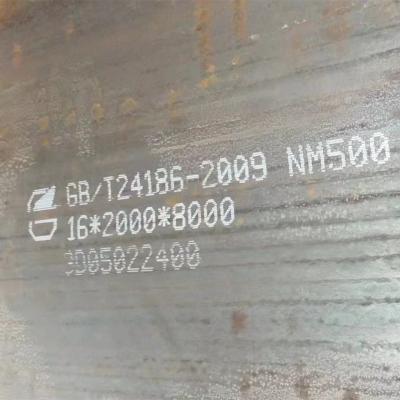Chine Plaque d'acier résistante et résistante à l'usure de l'abrasion NM500 d'AR500  500 à vendre