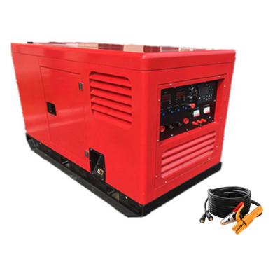 China Silent Two Station 300a 500a Arc Welder Machine Diesel Welding Unit Denyo Dcw-480esw for sale