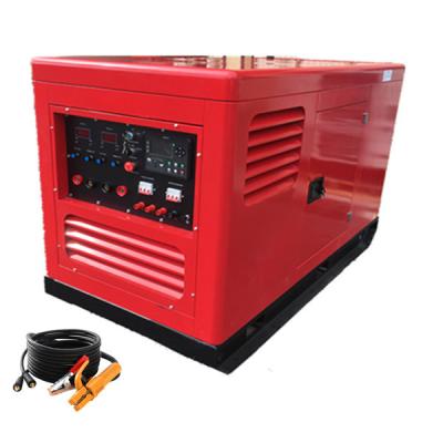 China 300 Amp 400a 500a Silent Welding Generator / Diesel Powered Welder 1500rpm for sale
