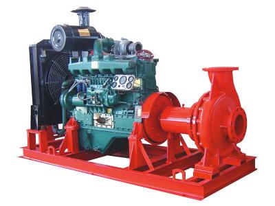 China Electric start diesel engine fire pump water 100 hp High pressure 6 inch suction 50m head for sale