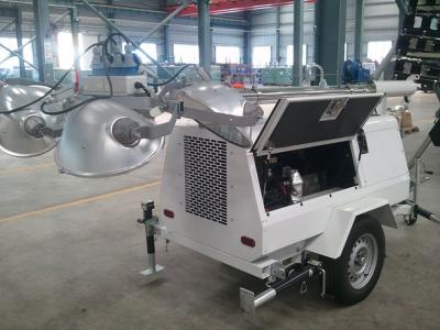 China Tragbarer Diesellichtmast-Generator, Beleuchtungs-Turm-Generator mit Perkins-Maschine zu verkaufen
