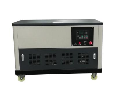 China Electrogene Petrol Gas Powered Electric Generator Electric Start 20kva With Battery AVR for sale