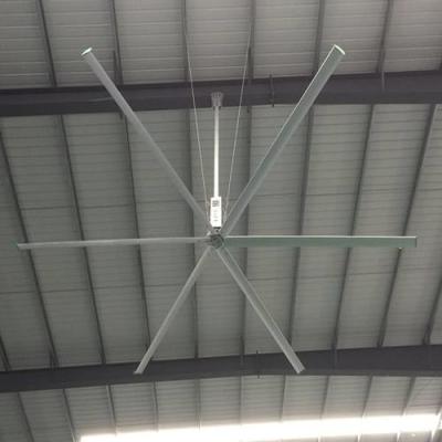 China 1.1kw 363000CFM Industrial Ceiling Fans 16ft 20ft HVLS For Warehouse for sale