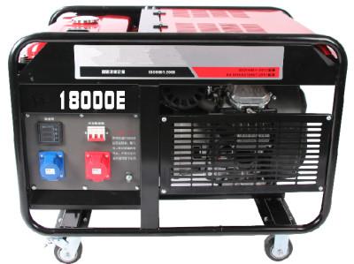 China Double Cylinders 12kw 15kva Portable Gasoline Generators Air Cooled 380V for sale