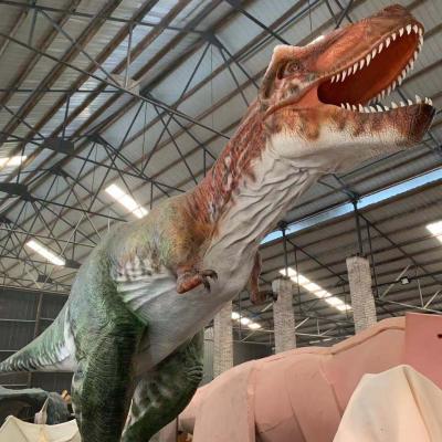 China Big Realistic Animatronic Dinosaur T Rex Dinosaur Statue And Playground for sale