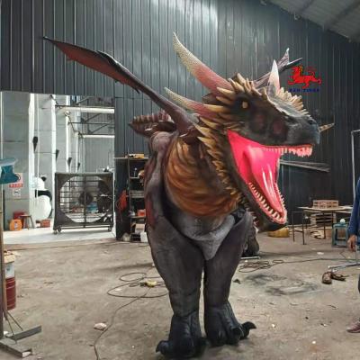 China Animatronic Realistic Dragon Costume For Indoor / Outdoor for sale