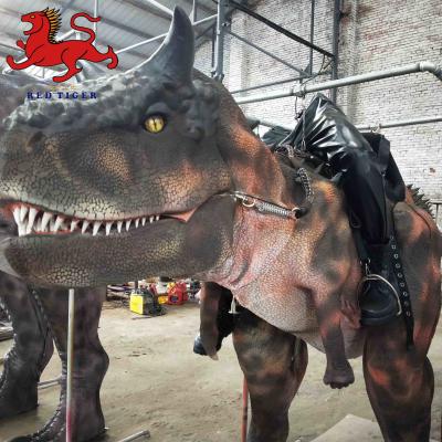 China Life Size Realistic Dino Costume , Carnotaurus Dinosaur Costume For Performing for sale