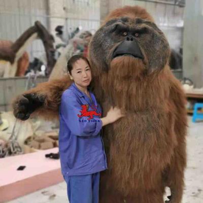 China Adult Gorilla Costume Realistic Gorilla Suit For Theme Park for sale