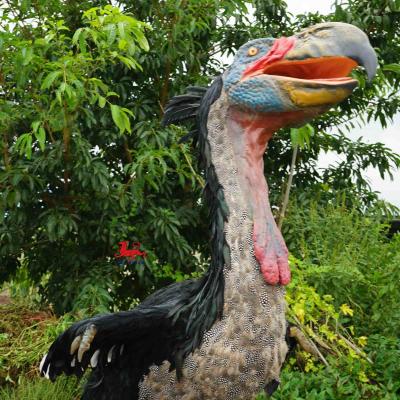 China Sunproof Realistic Animatronic Animals Dinornis Model Adult Age for sale