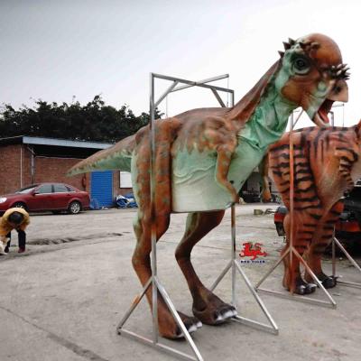 China Disfraz de dinosaurio realista TUV/Disfraz de Pachycephalosaurus para centros comerciales en venta